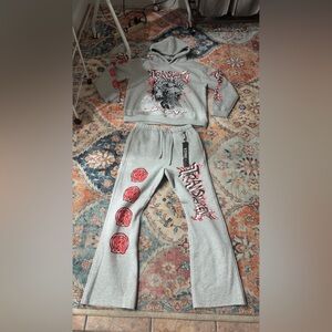 KDNK Sweatsuit Sz XL New with tags $250 retail